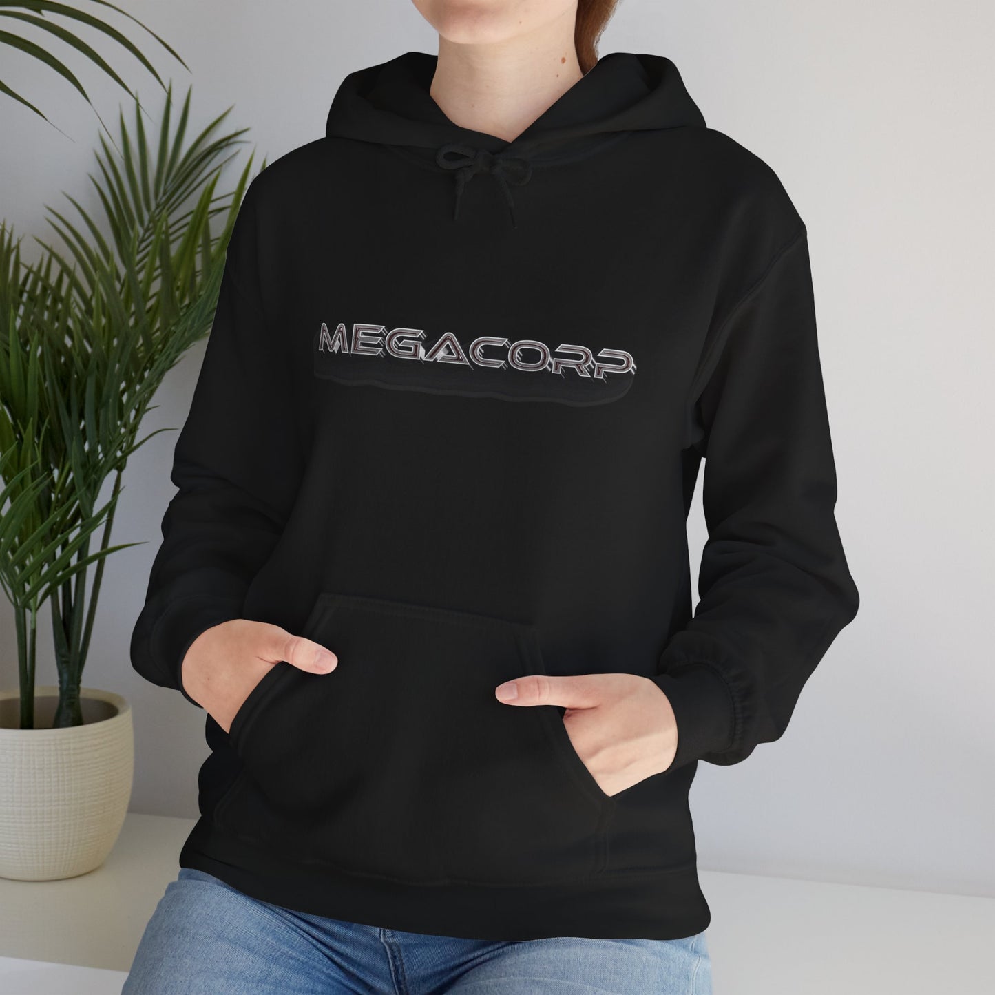 Megacorp - Enter The Glitch Back Hoodie