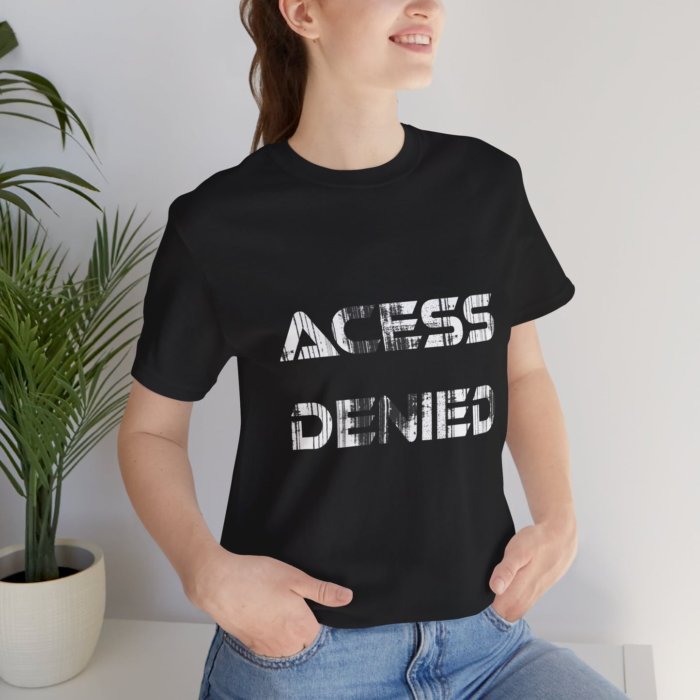 Access Denied - Enter The Glitch Back T-shirt