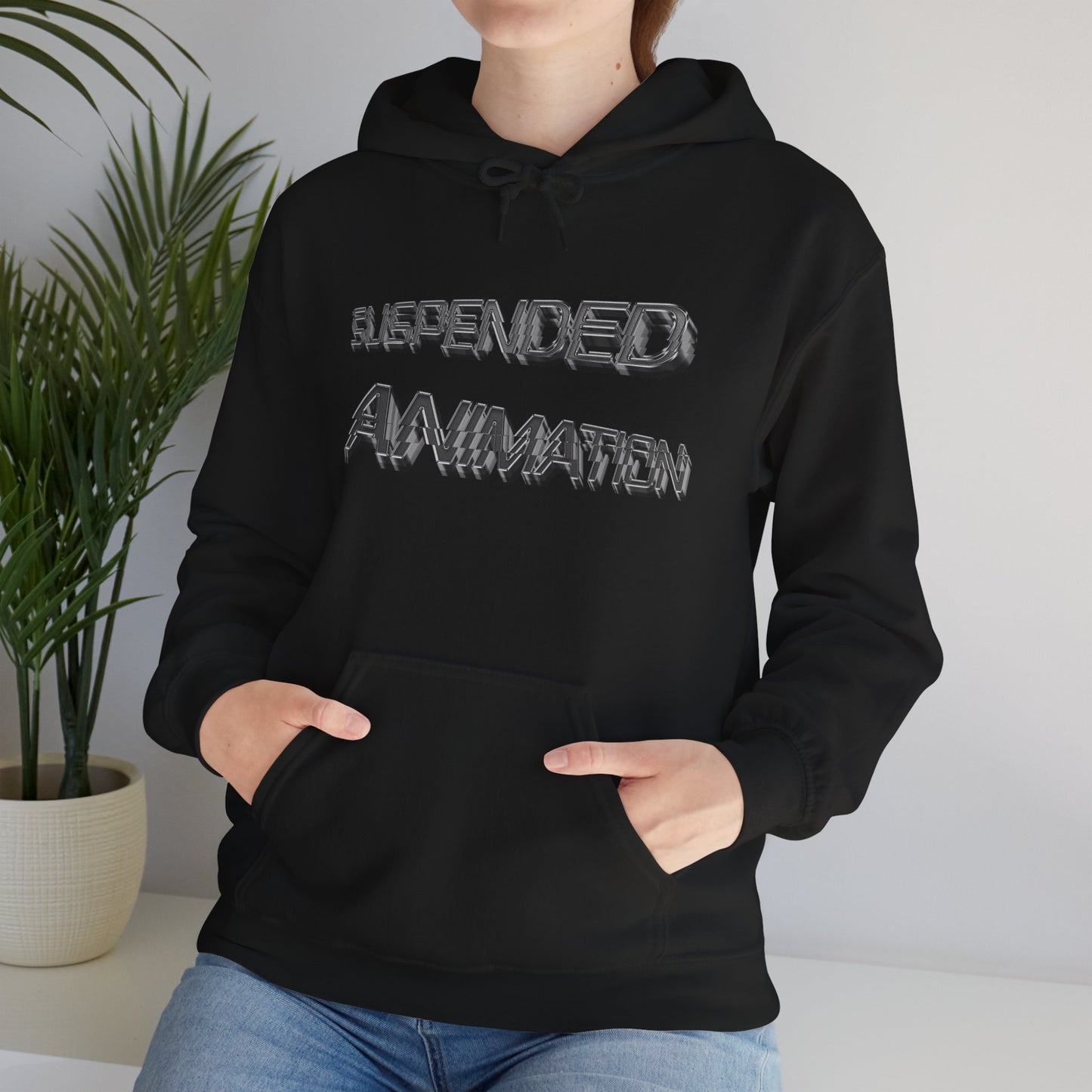 Suspended Animation - Enter The Glitch Back Hoodie