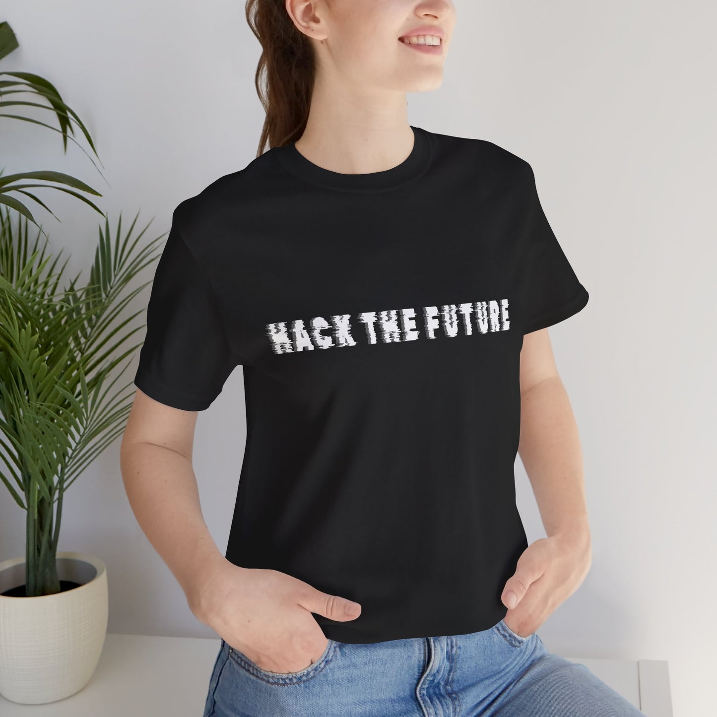 Hack The Future - Enter The Glitch Back T-shirt
