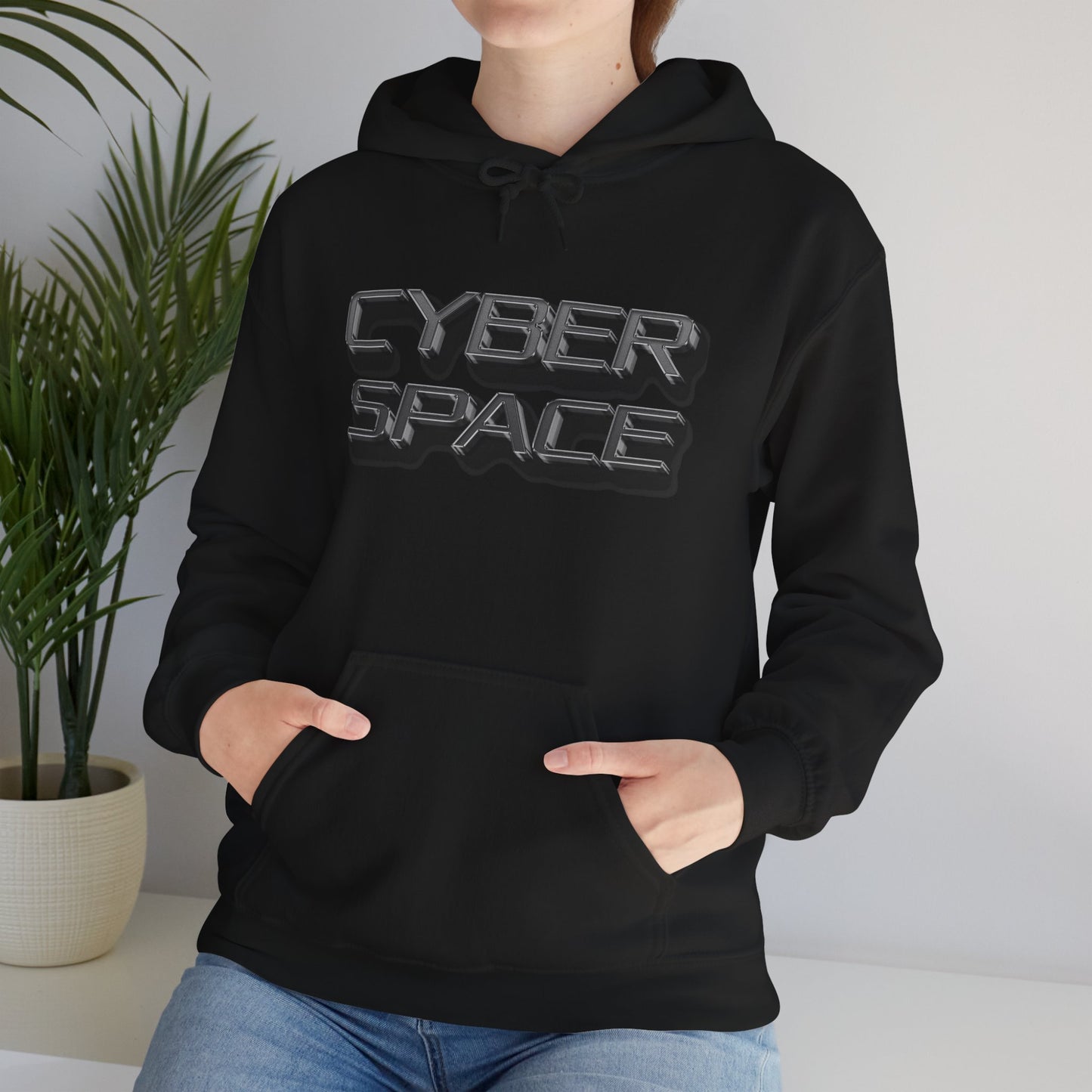 Cyber Space - Enter The Glitch Back Hoodie