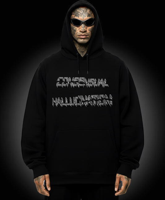 Consensual Hallucination - Enter The Glitch Back Hoodie