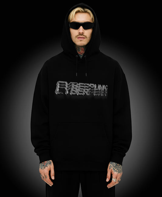 Cyberpunk - Enter The Glitch Back Hoodie