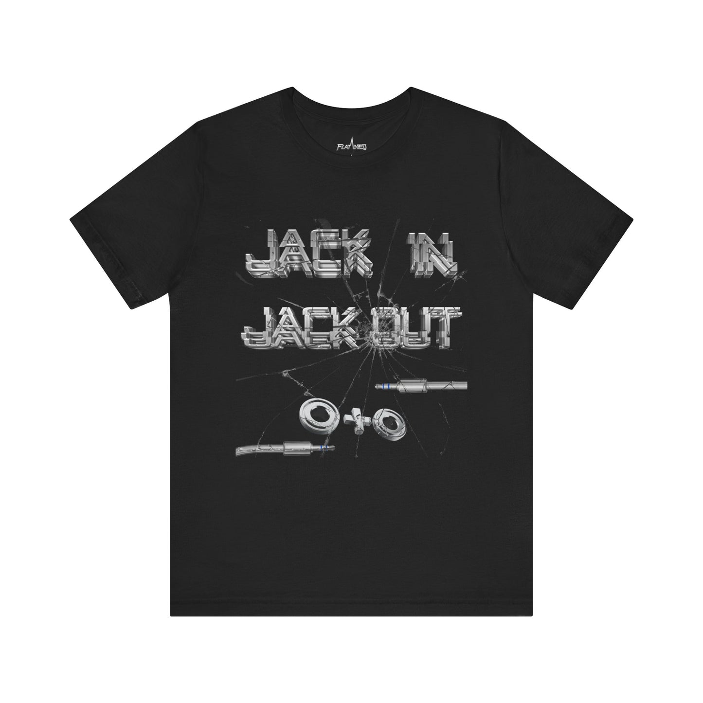 Jack In Jack Out - Enter The Glitch Back T-shirt