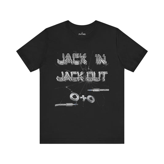 Jack In Jack Out - Enter The Glitch Back T-shirt