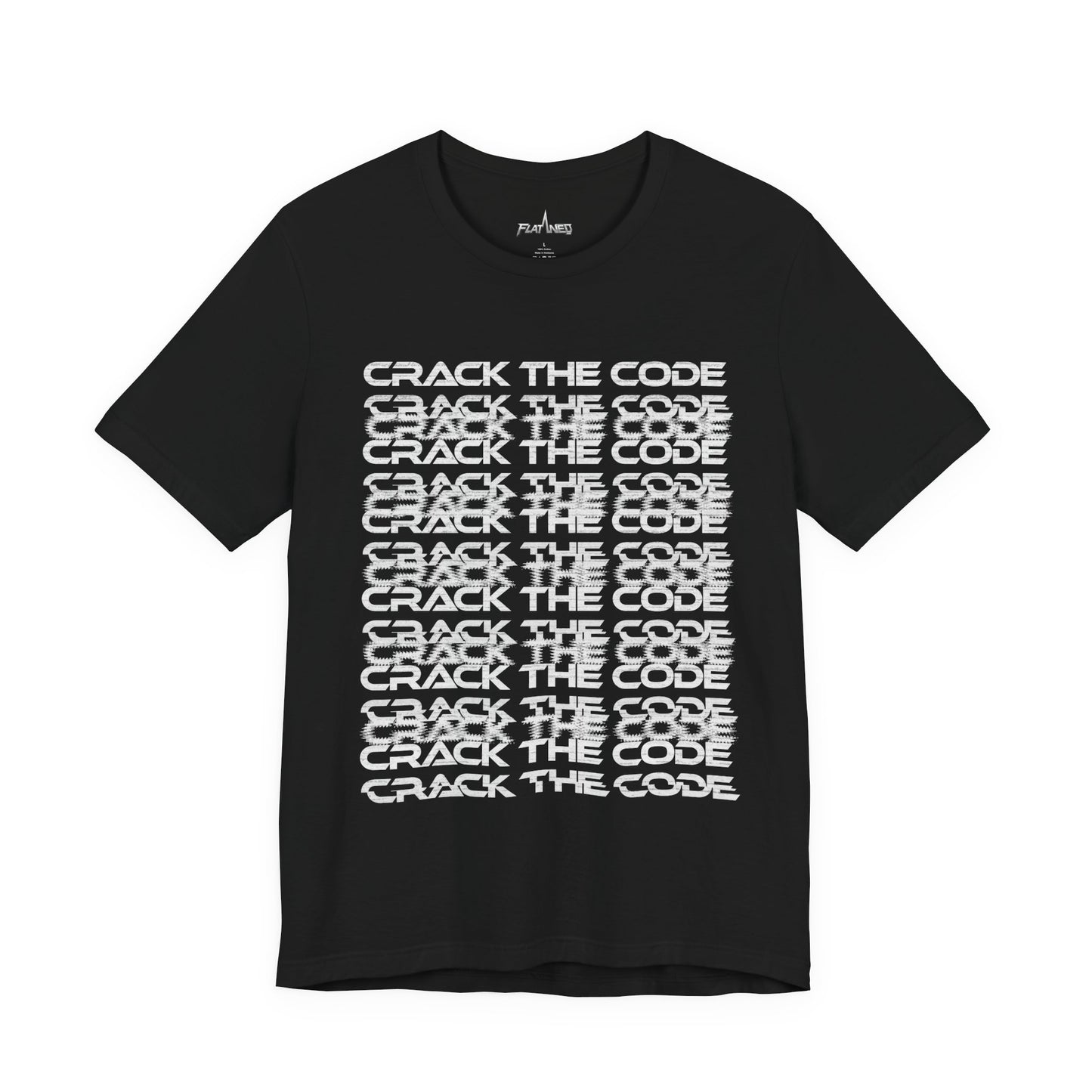 Crack The Code - Enter The Glitch Back T-shirt