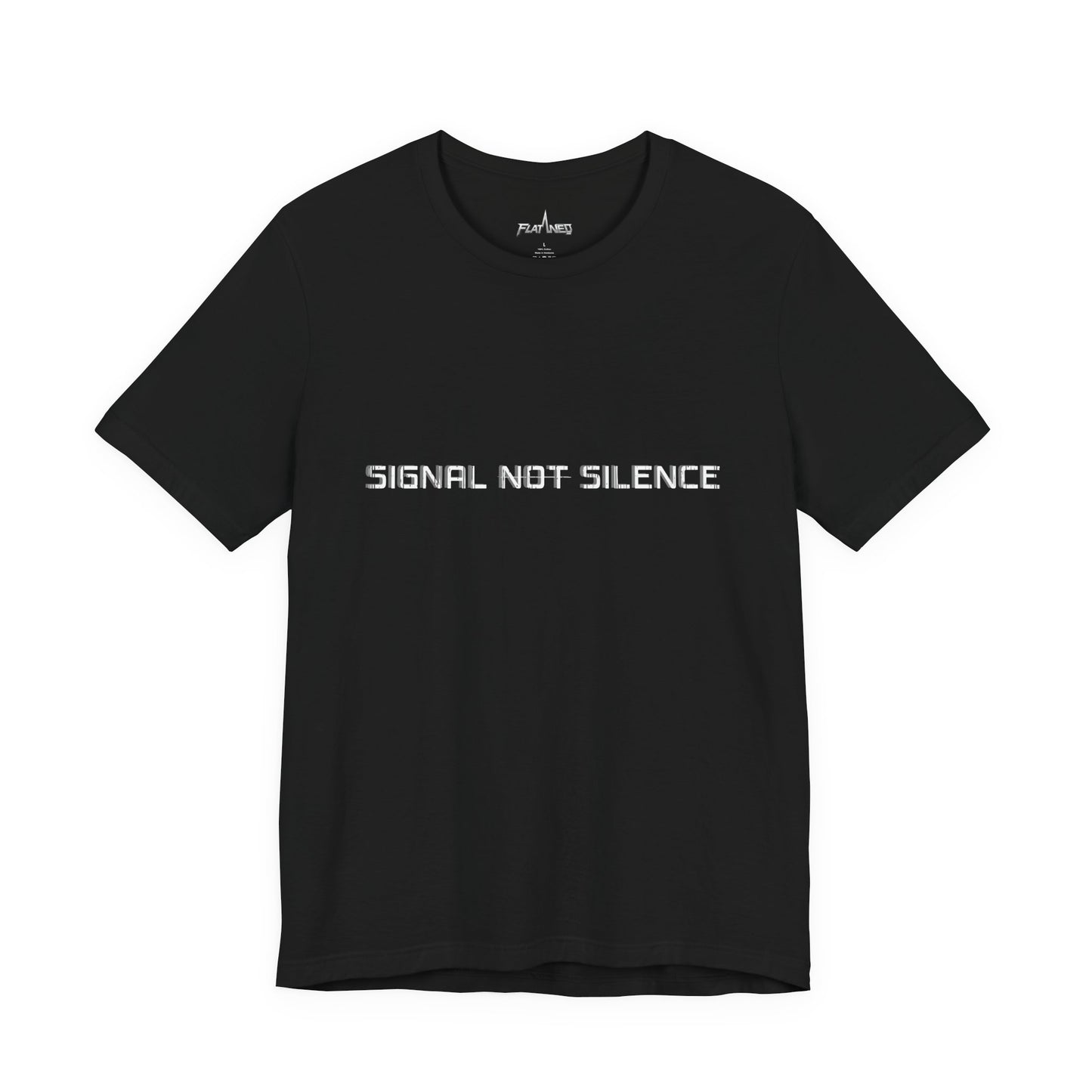 Signal Not Silence - Enter The Glitch Back T-shirt