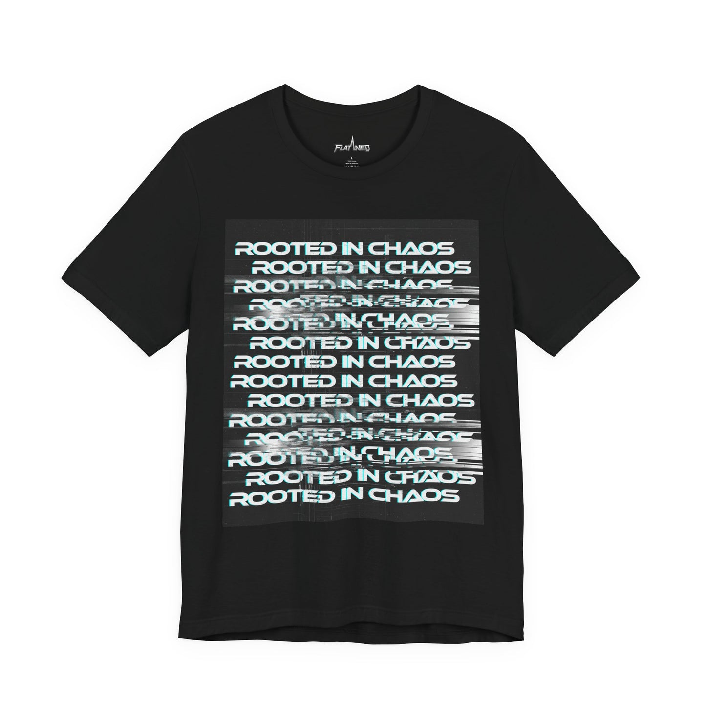 Rooted In Chaos - Enter The Glitch Back T-shirt