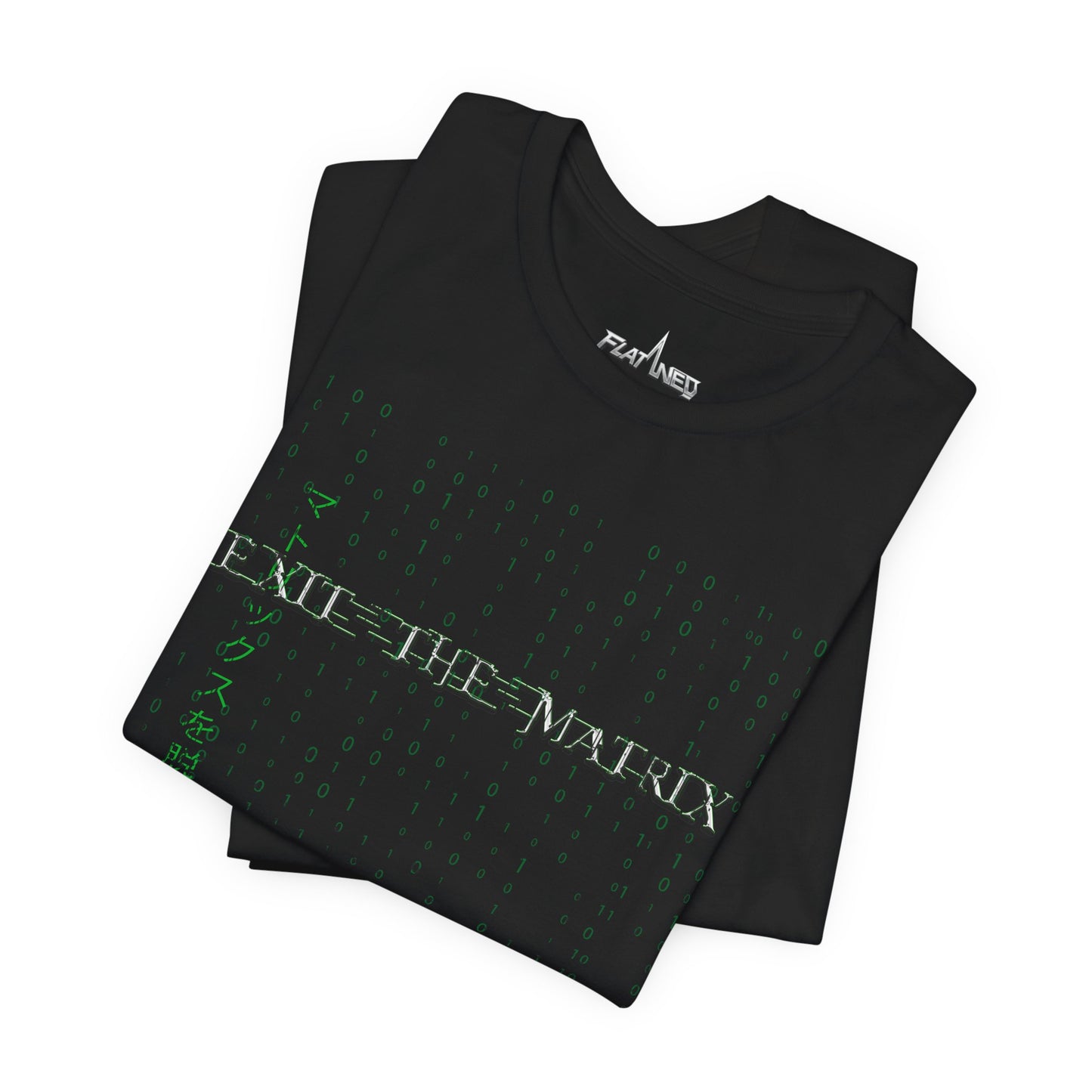 Exit The Matrix - Enter The Glitch Back T-shirt