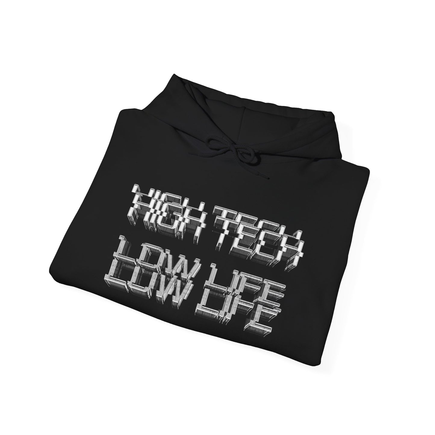 High Tech Low Life - Enter The Glitch Back Hoodie