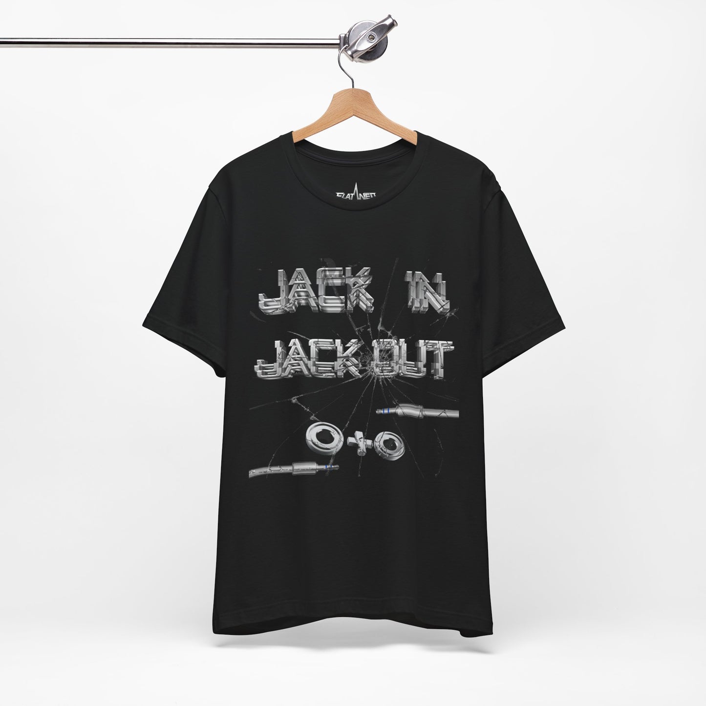 Jack In Jack Out - Enter The Glitch Back T-shirt