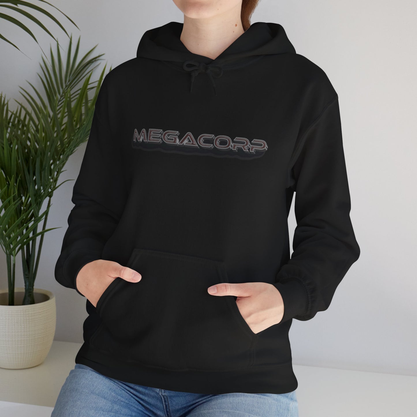 Megacorp - Enter The Glitch Back Hoodie