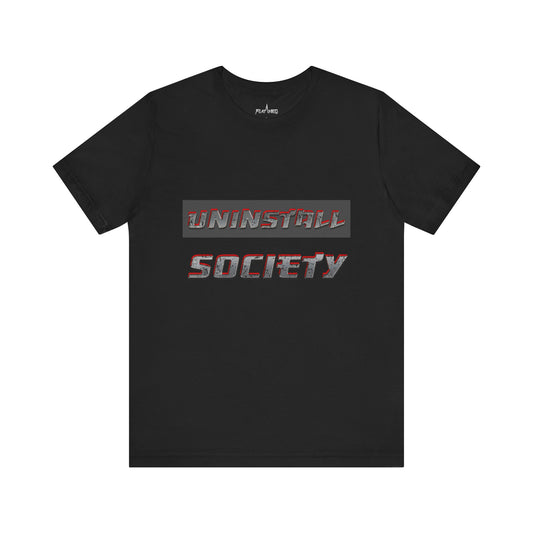 Uninstall Society - Enter The Glitch Back T-shirt