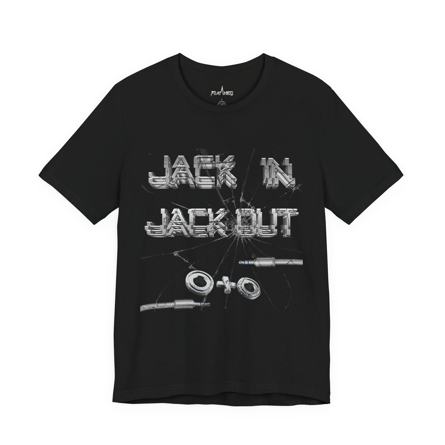 Jack In Jack Out - Enter The Glitch Back T-shirt