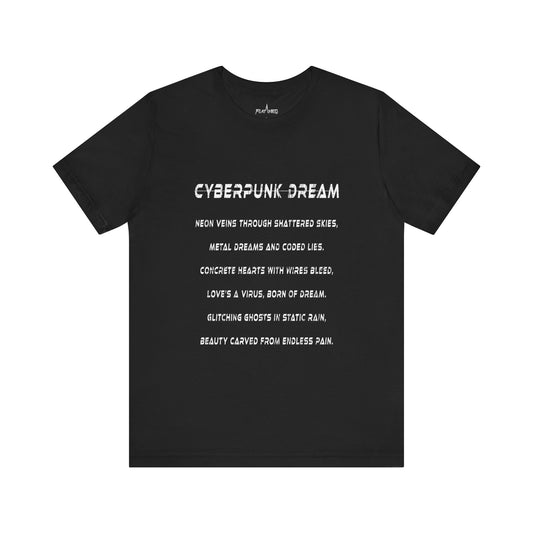 Cyberpunk Dream - Enter The Glitch Back T-shirt