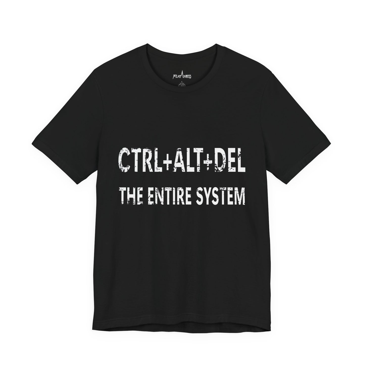 CTRL + ALT + DEL - Enter The Glitch Back T-shirt