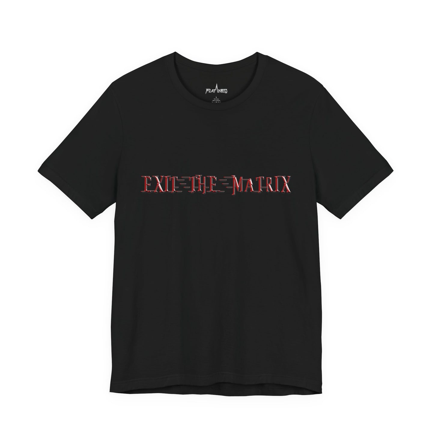 Exit The Matrix - Enter The Glitch Back T-shirt