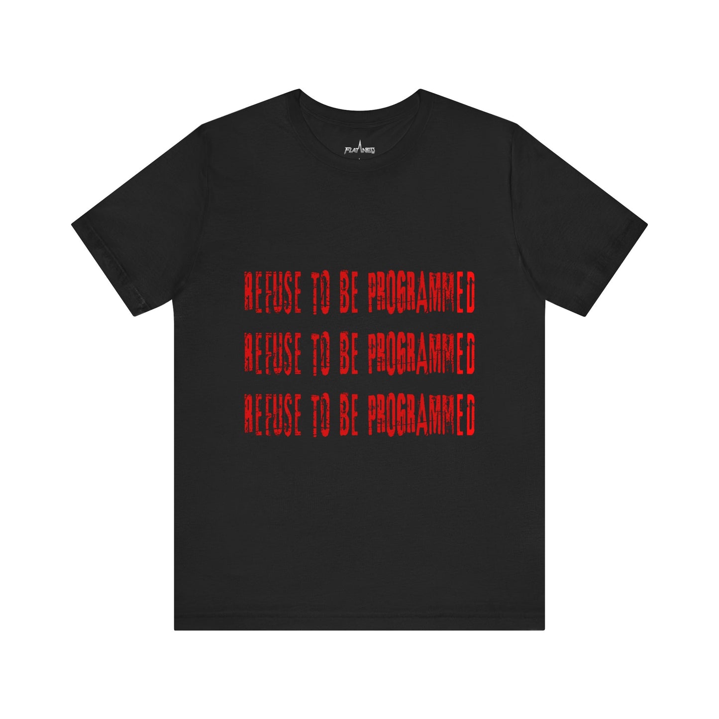 Refuse To Be Programmed - Enter The Glitch Back T-shirt
