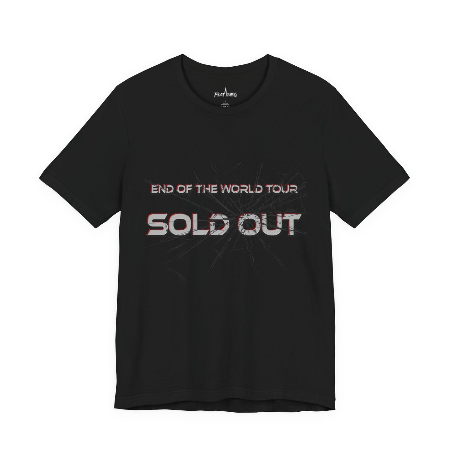 End Of The World Tour SOLD OUT - Enter The Glitch Back T-shirt