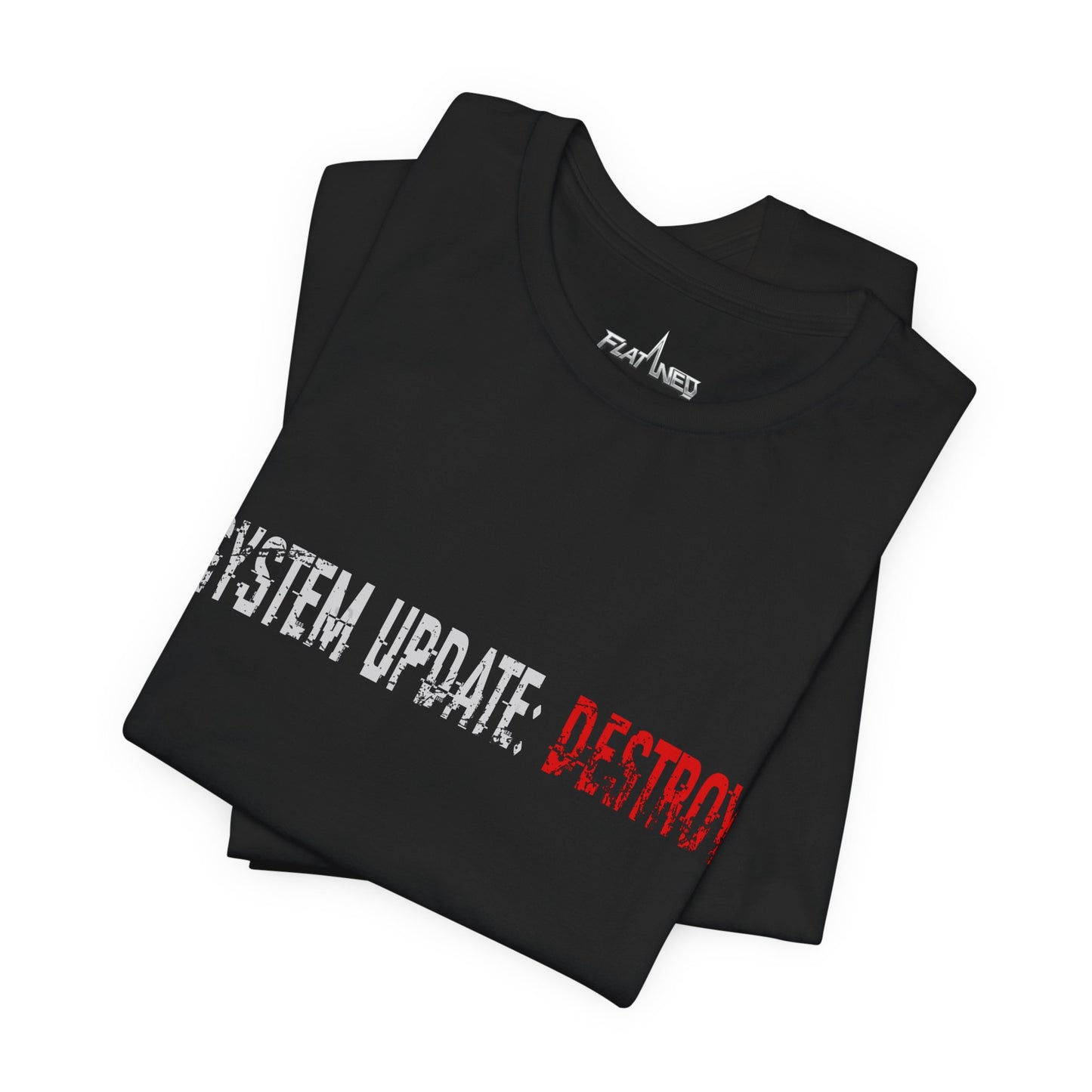 System Update: Destroy - Enter The Glitch Back T-shirt