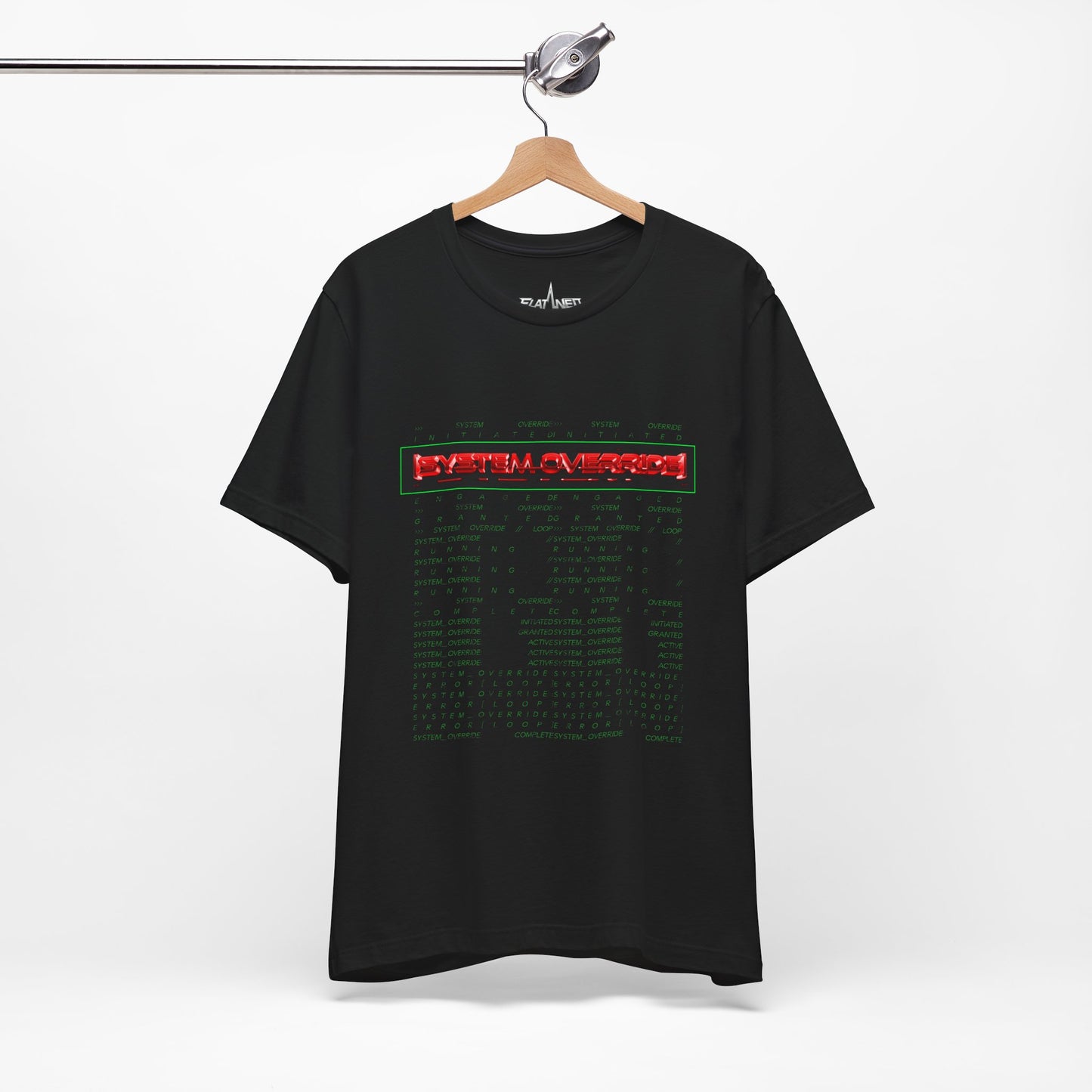 System Override - Enter The Glitch Back T-shirt