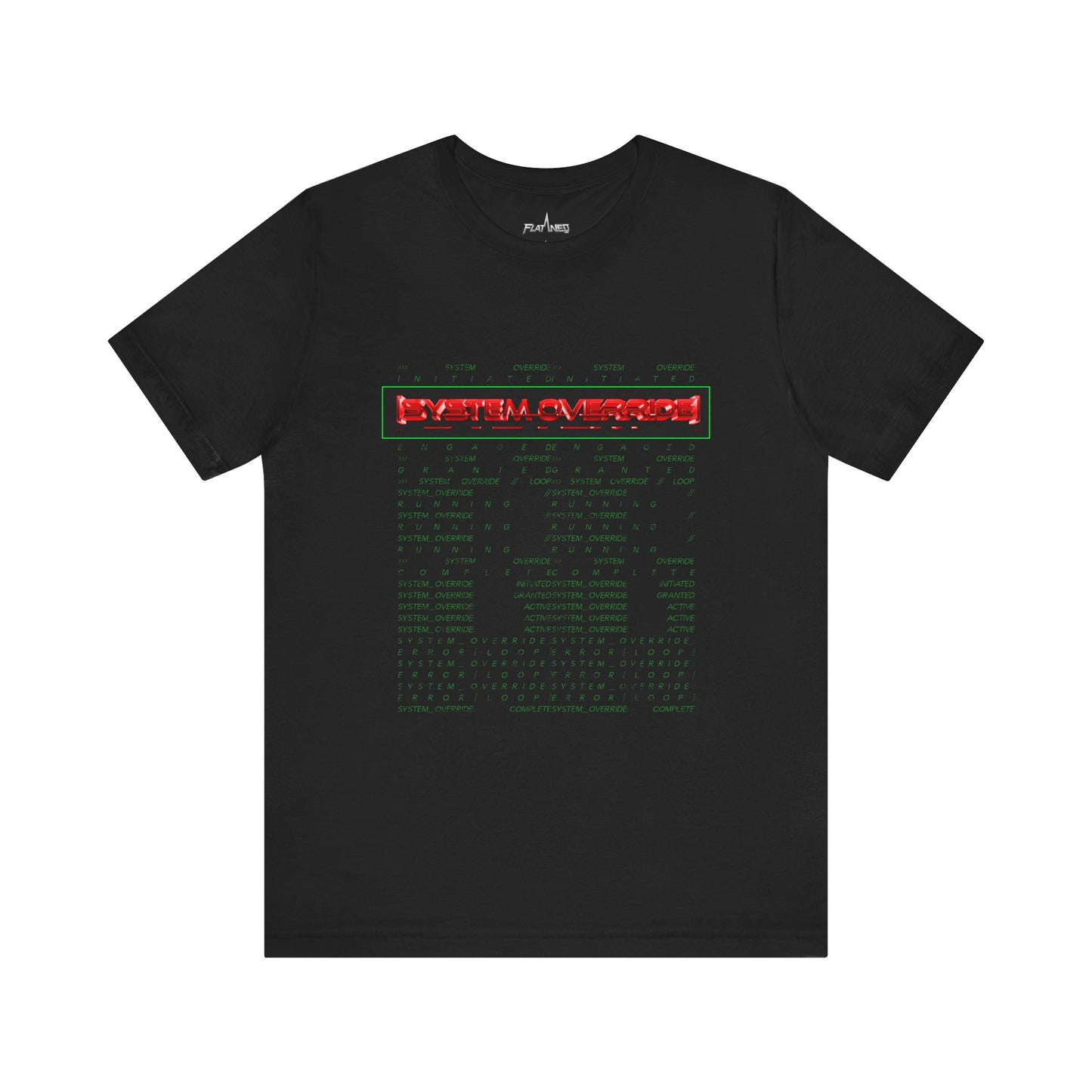 System Override - Enter The Glitch Back T-shirt