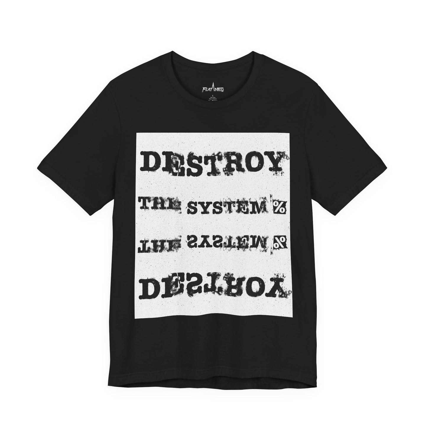 Destroy % - Enter The Glitch Back T-shirt