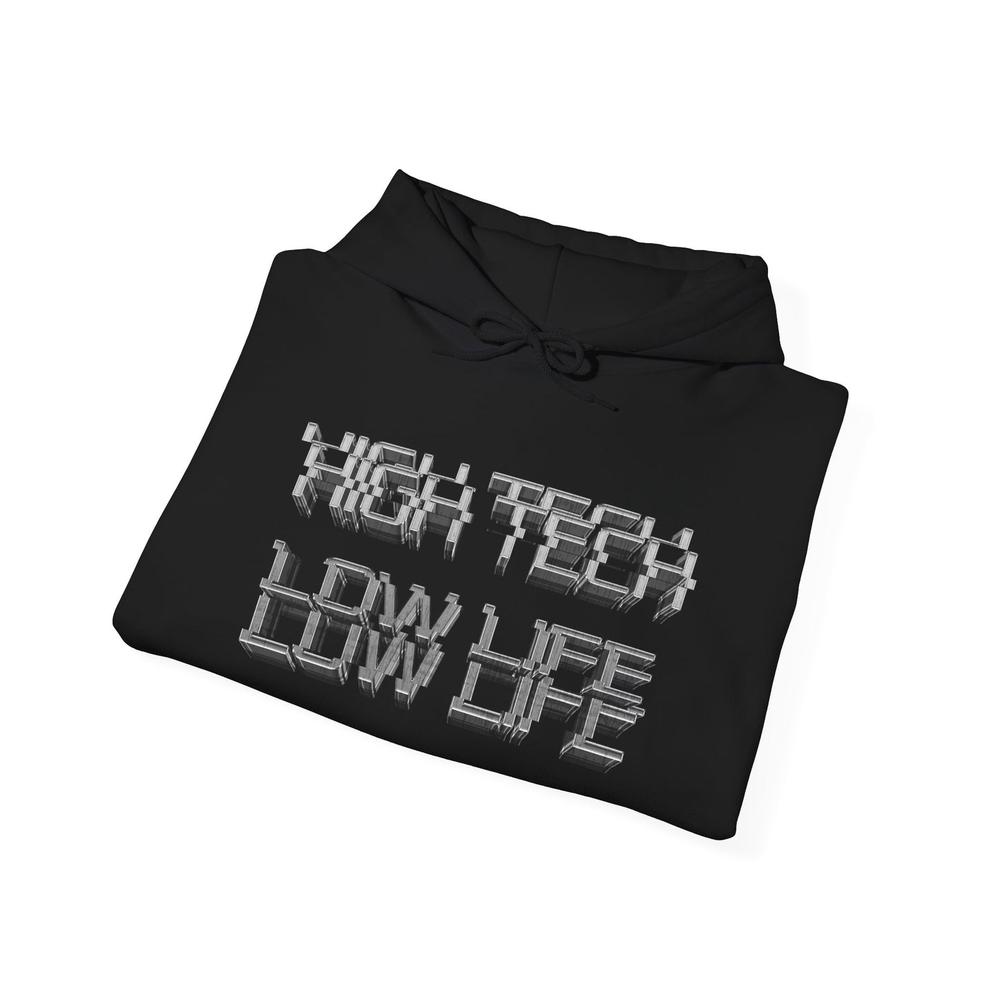 High Tech Low Life - Enter The Glitch Back Hoodie