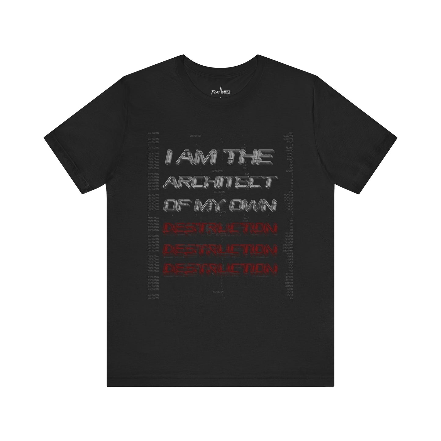 I Am The Architect - Enter The Glitch Back T-shirt