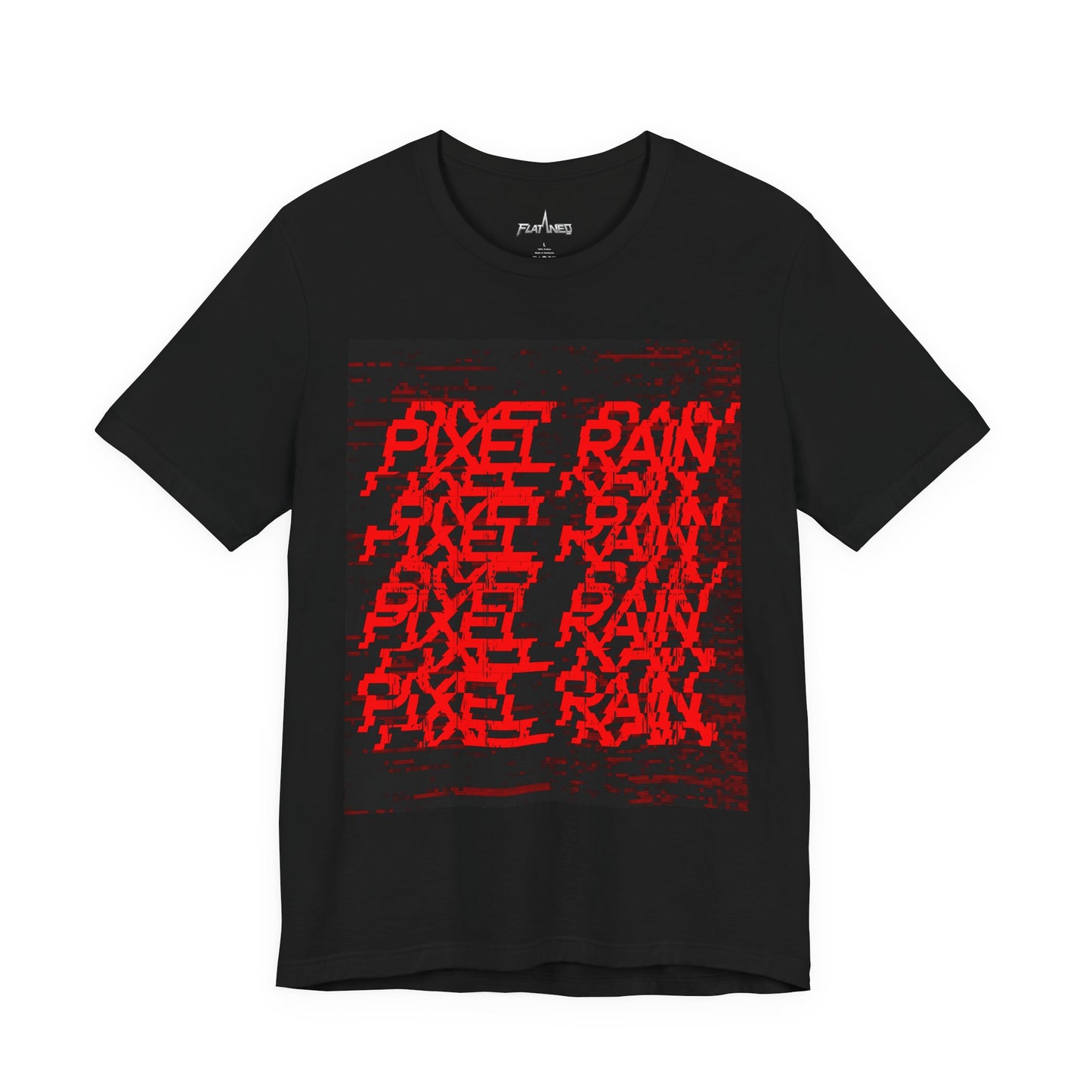 Pixel Rain - Enter The Glitch Back T-shirt