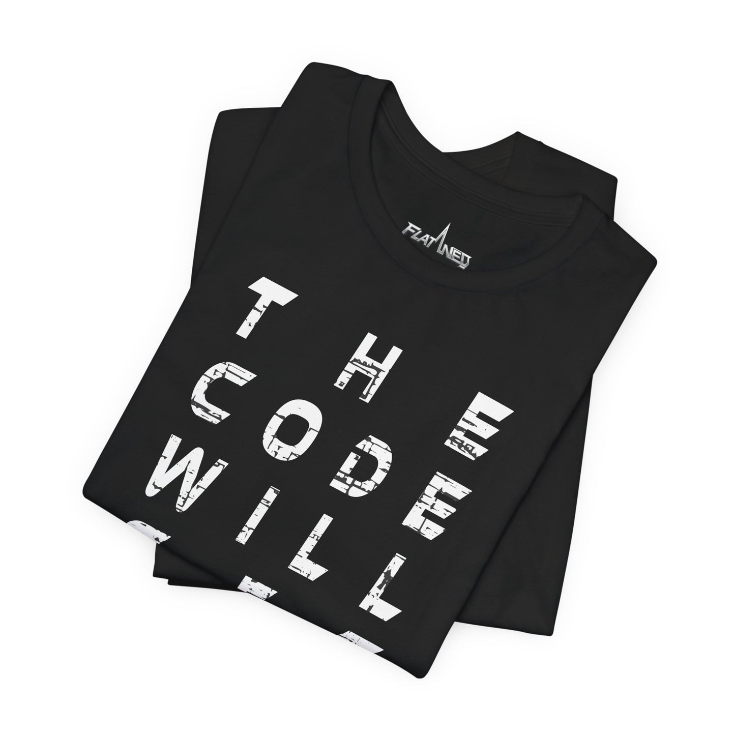 The Code Will Set You Free - Enter The Glitch Back T-shirt