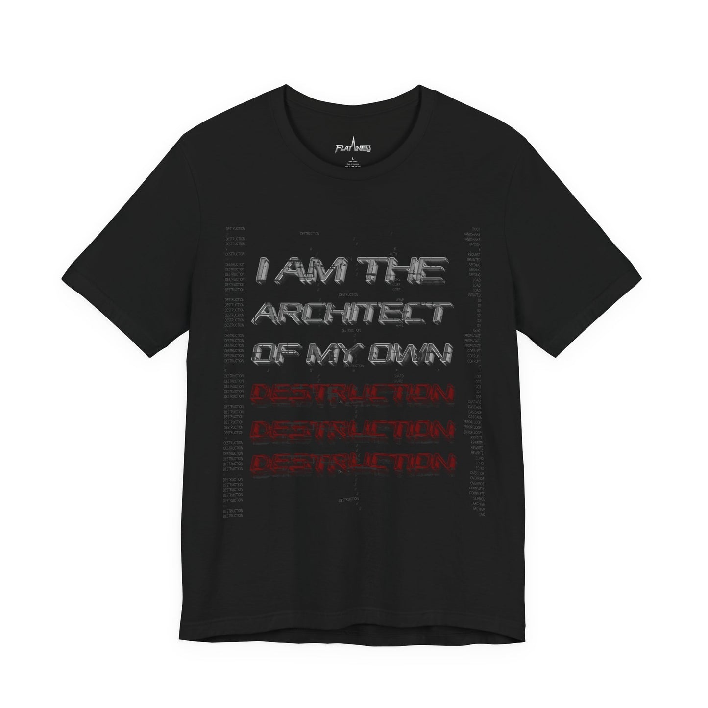 I Am The Architect - Enter The Glitch Back T-shirt