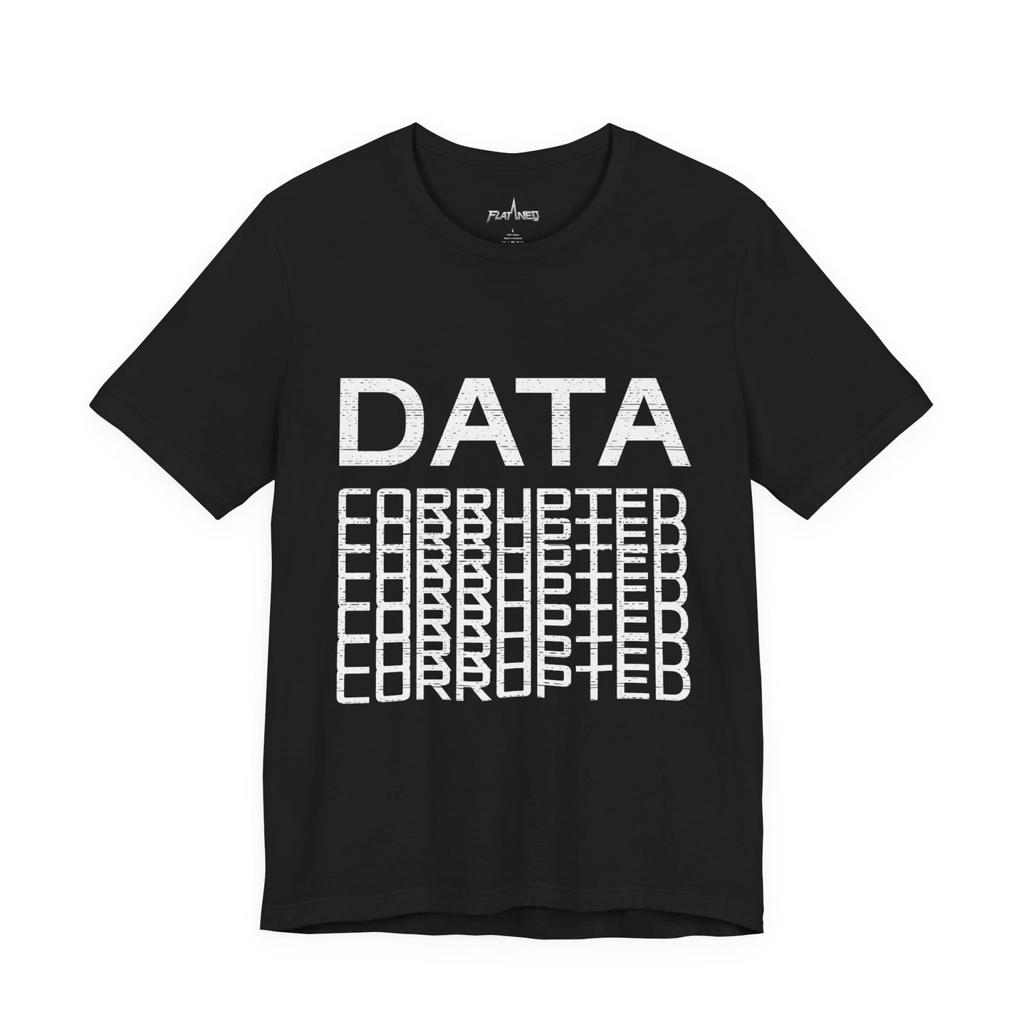 Data Corrupted - Enter The Glitch Back T-shirt