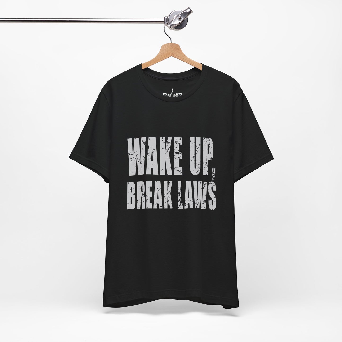 Wakeup, Break Laws - Enter The Glitch Back T-shirt