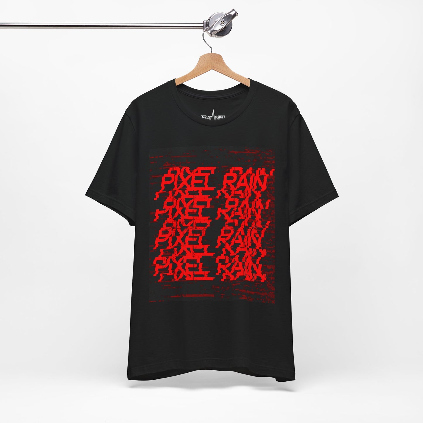 Pixel Rain - Enter The Glitch Back T-shirt