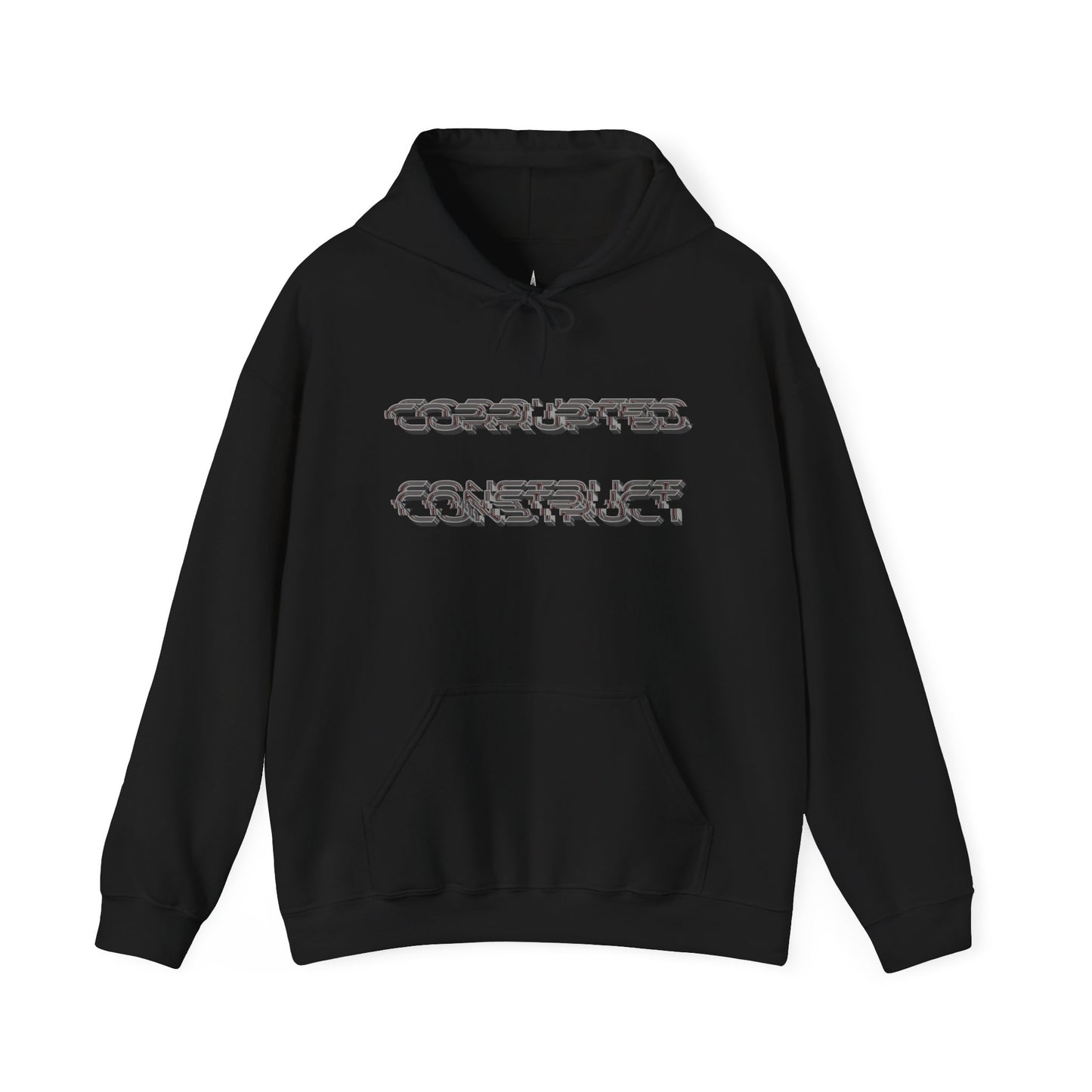 Corrupted Construct - Enter The Glitch Back Hoodie