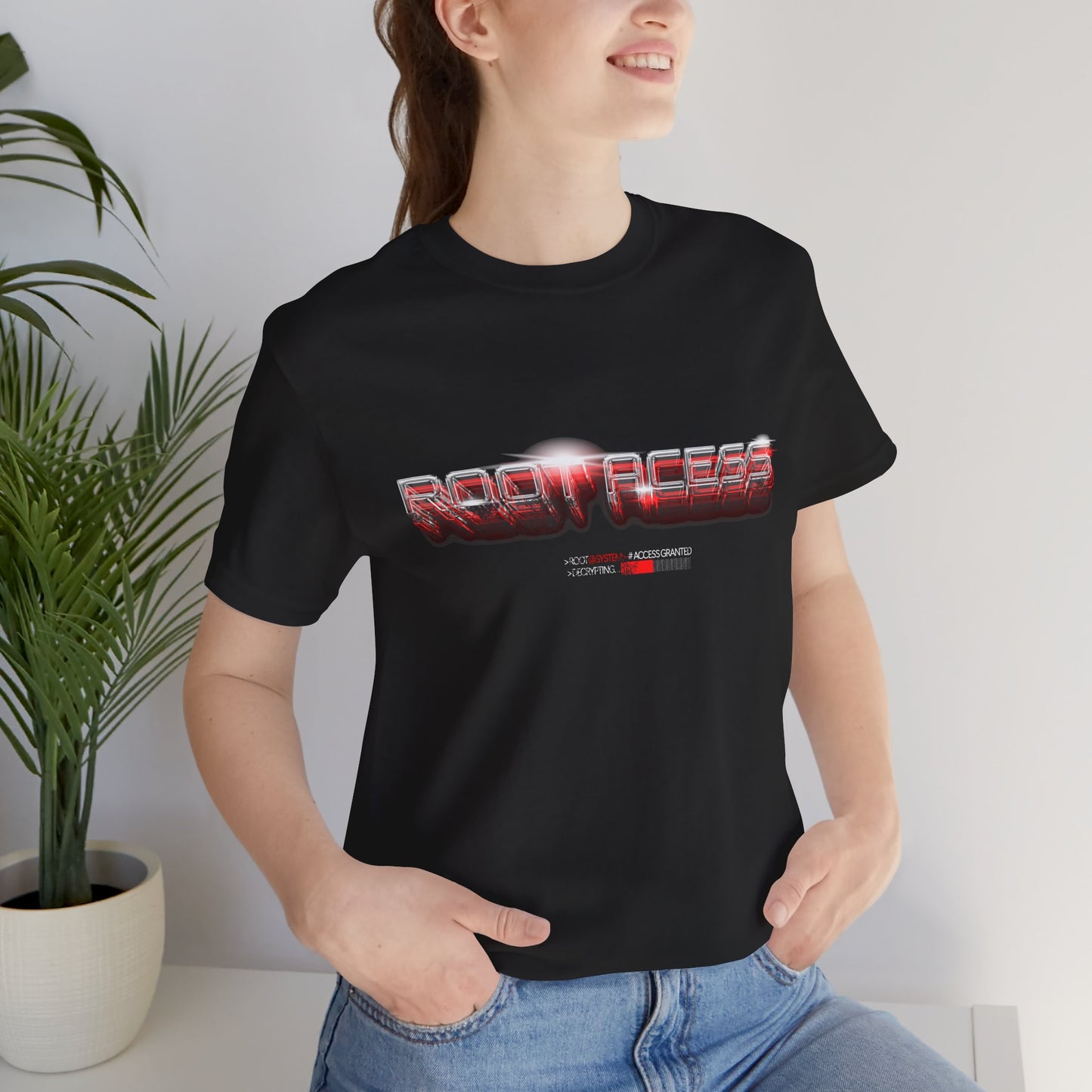 Root Acess - Enter The Glitch Back T-shirt