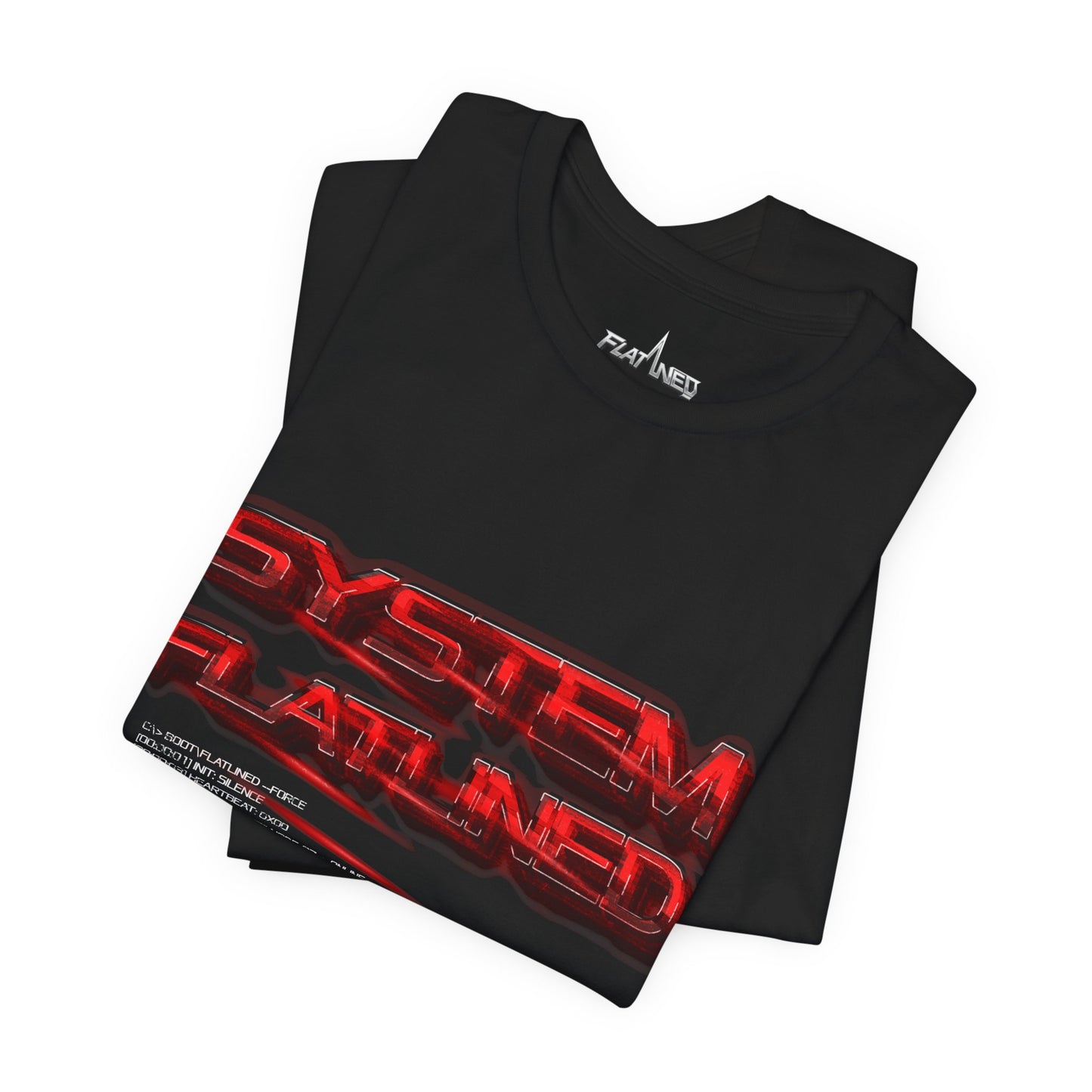 System Flatlined - Enter The Glitch Back T-shirt