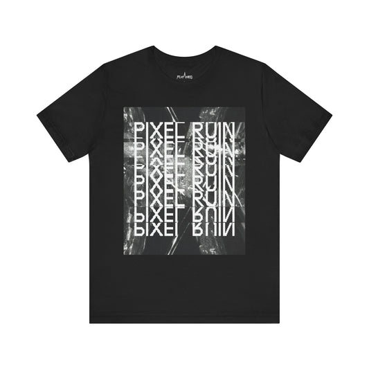 Pixel Ruin - Enter The Glitch Back T-shirt