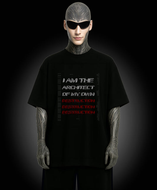 I Am The Architect - Enter The Glitch Back T-shirt