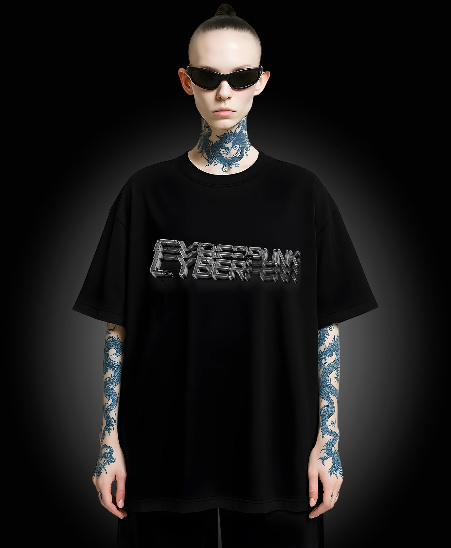 Cyberpunk - Enter The Glitch Back T-shirt