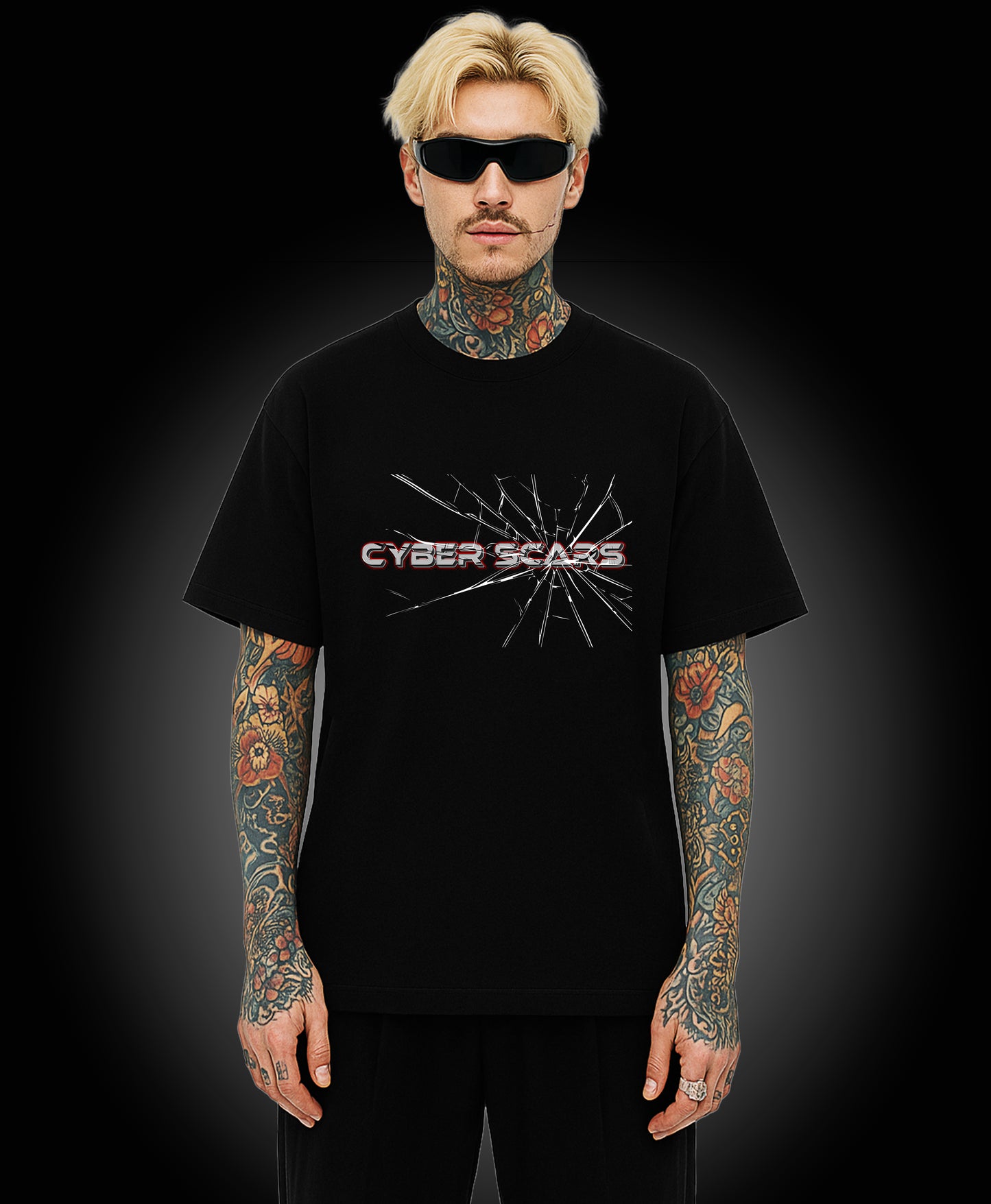 Cyber Scars - Enter The Glitch Back T-shirt