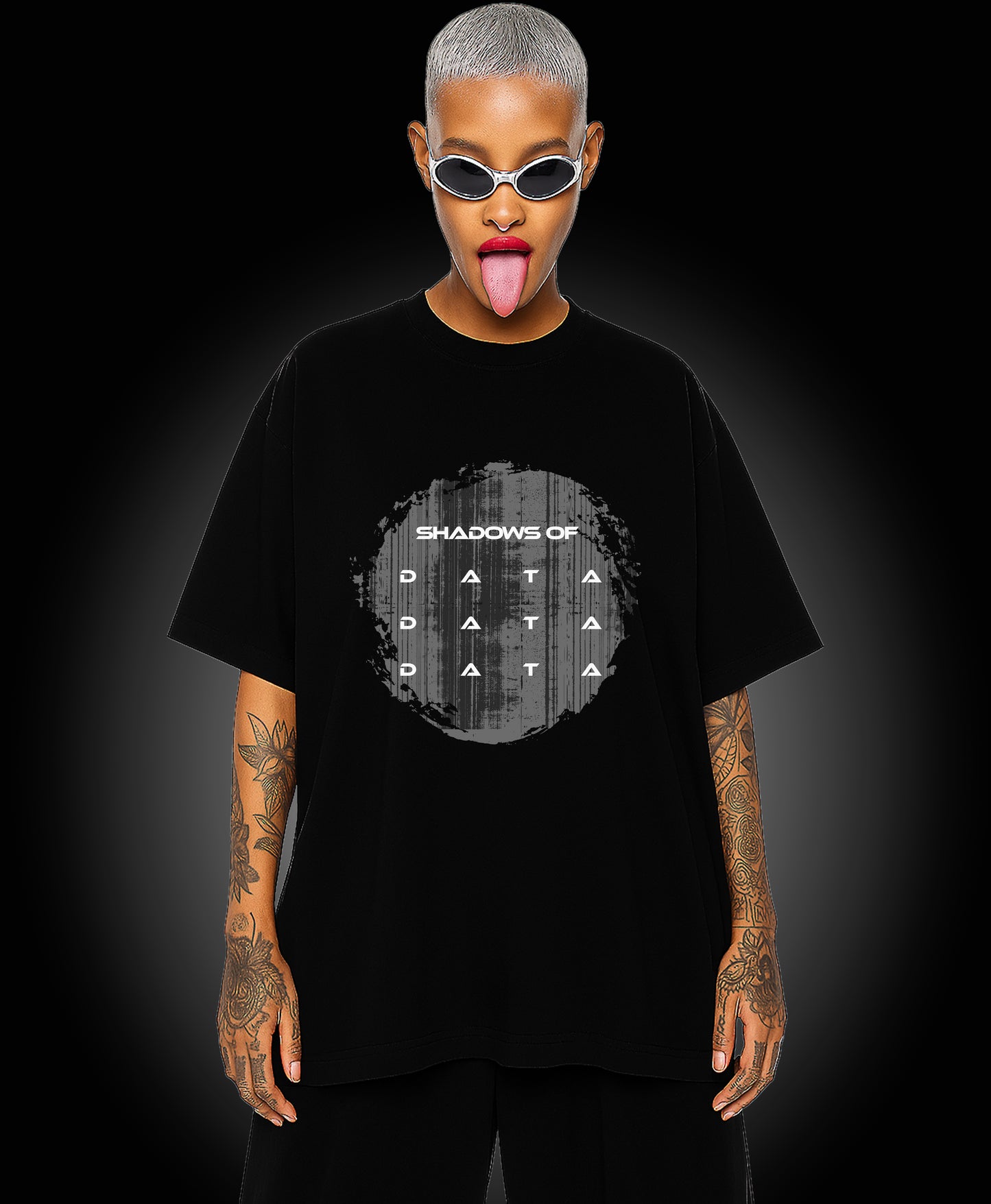 Shadows Of Data - Enter The Glitch Back T-shirt