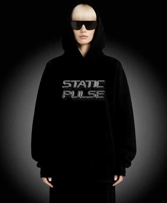 Static Pulse - Enter The Glitch Back Hoodie