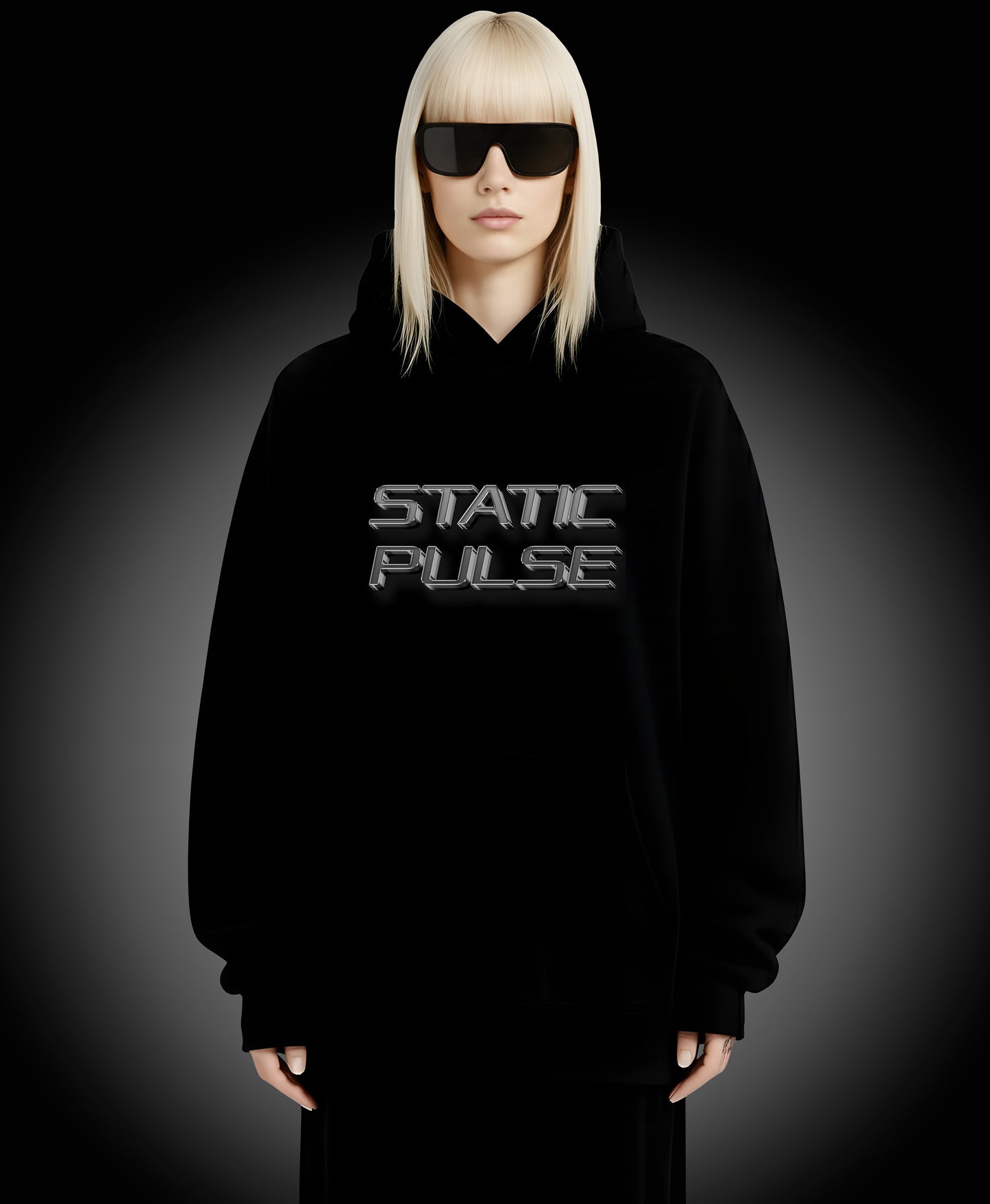 Static Pulse - Enter The Glitch Back Hoodie