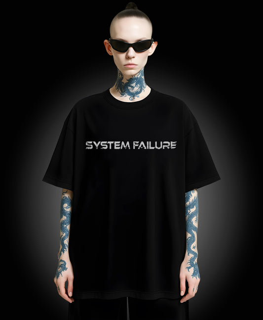 System Failure - Enter The Glitch Back T-shirt