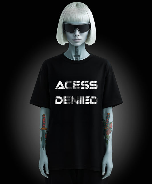 Access Denied - Enter The Glitch Back T-shirt