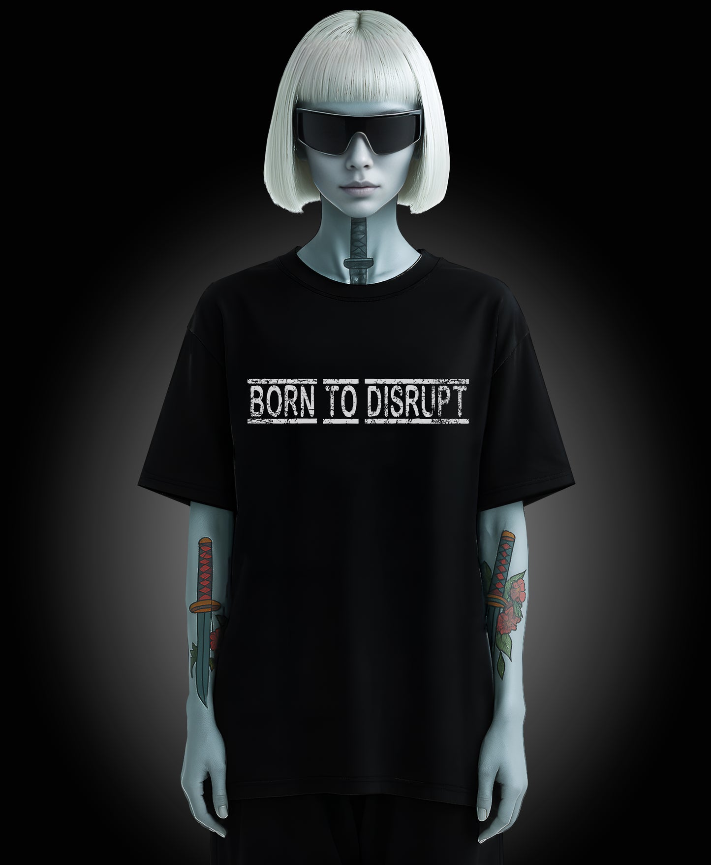 Born To Disrupt  - Enter The Glitch Back T-shirt