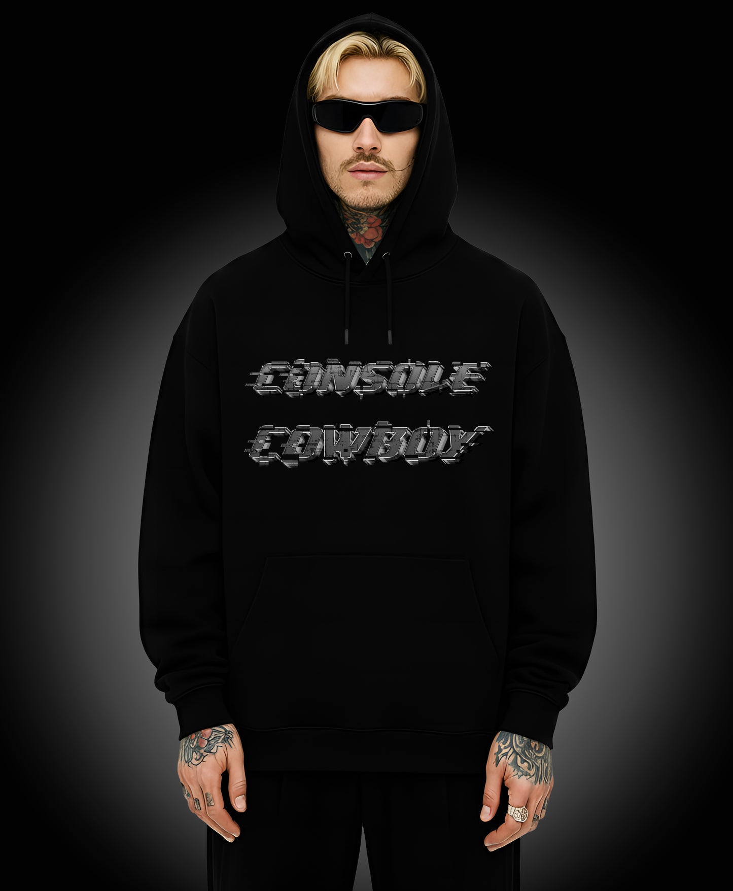 Console Cowboy - Enter The Glitch Back Hoodie