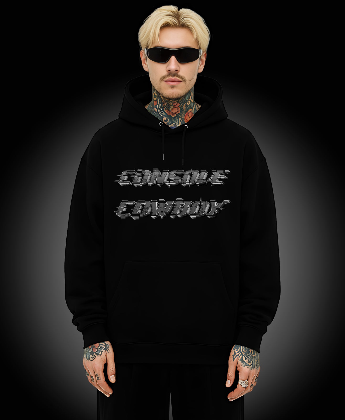 Console Cowboy - Enter The Glitch Back Hoodie